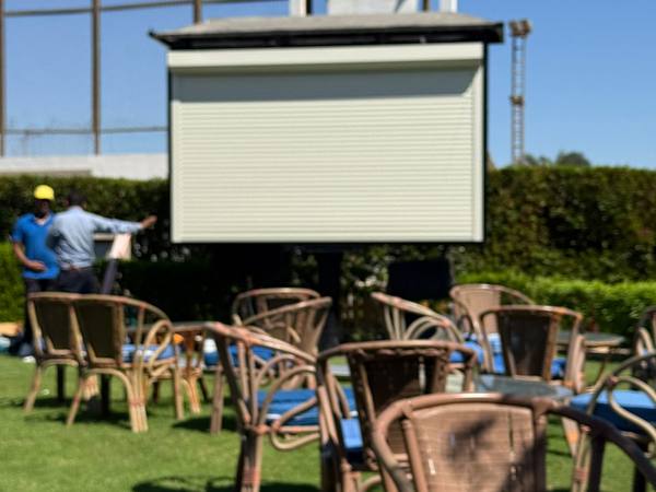 Screen and display shutter installation in Sharm El Sheikh, photo 12