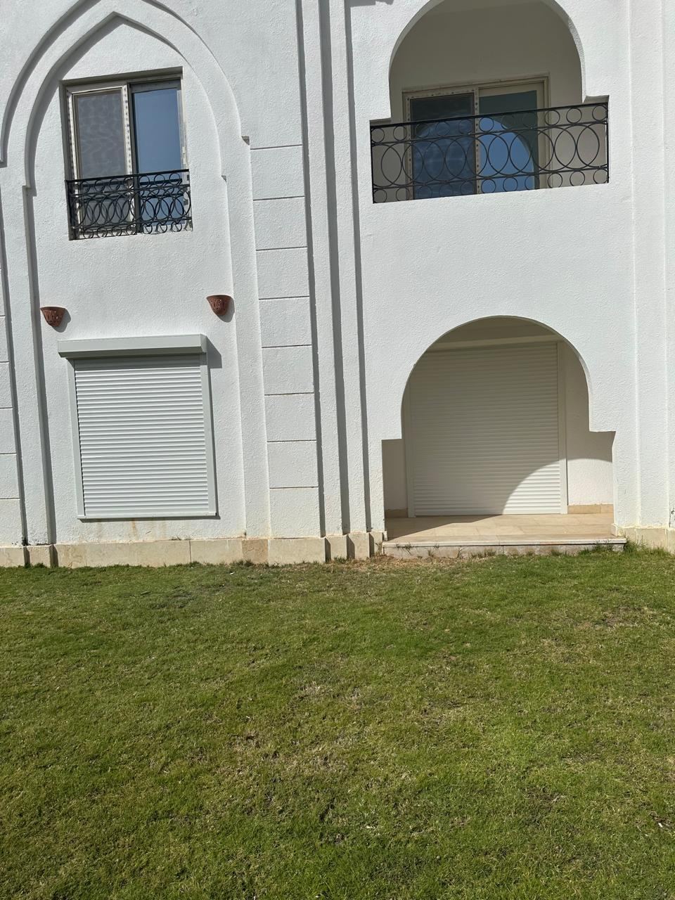 Window shutter on a residential façade