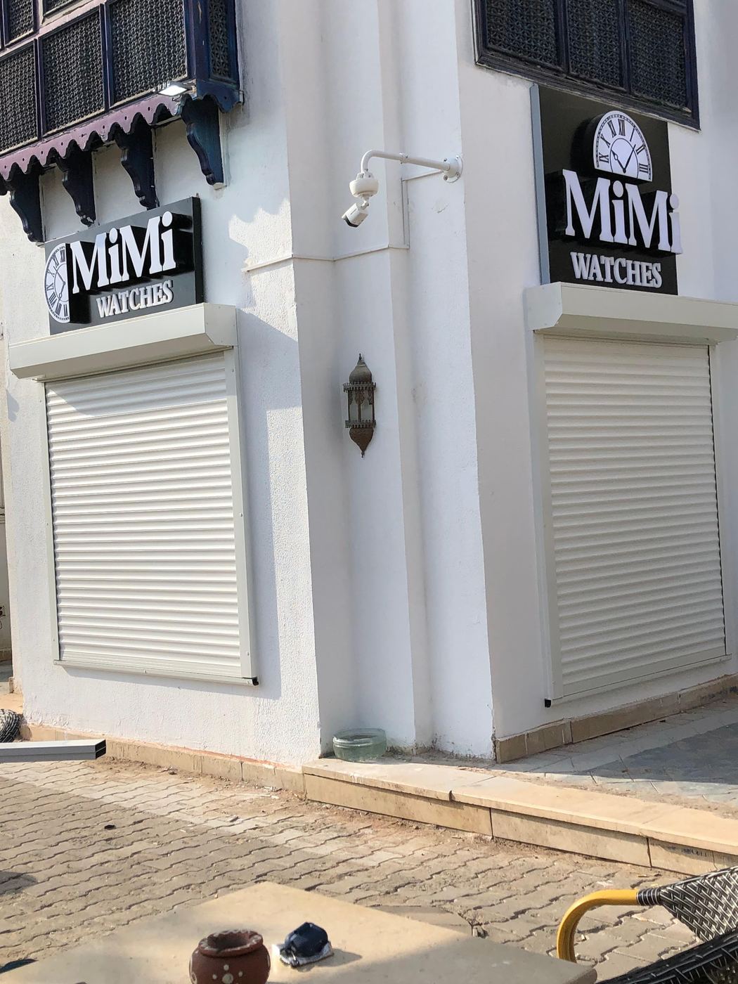 Commercial roller shutters in Naama Bay